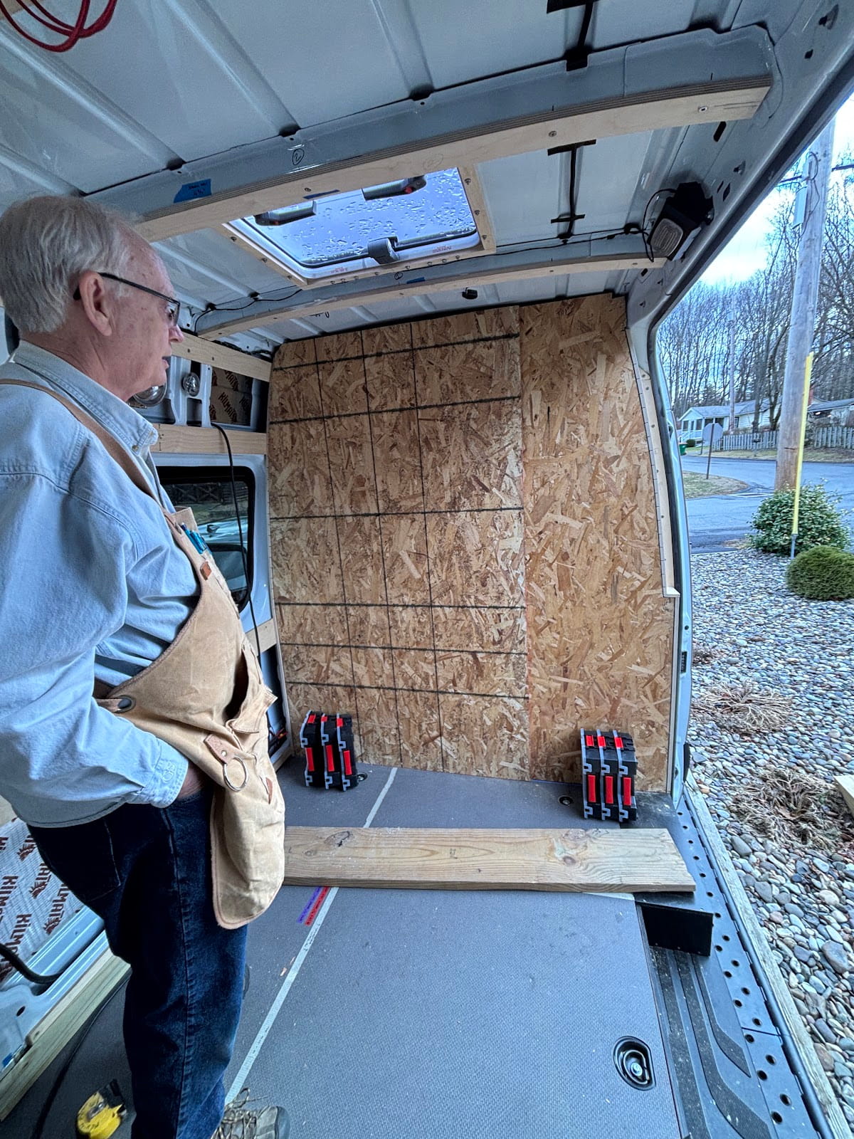 Framing the partition wall
