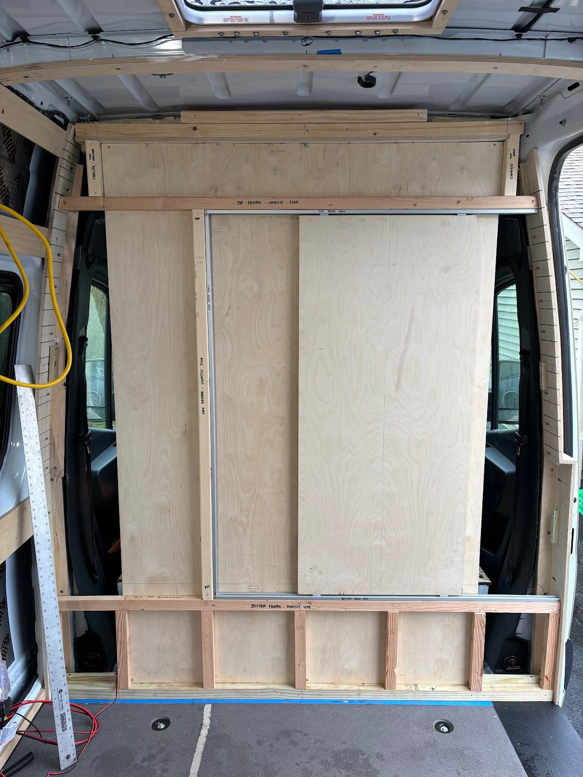 Door track and framing