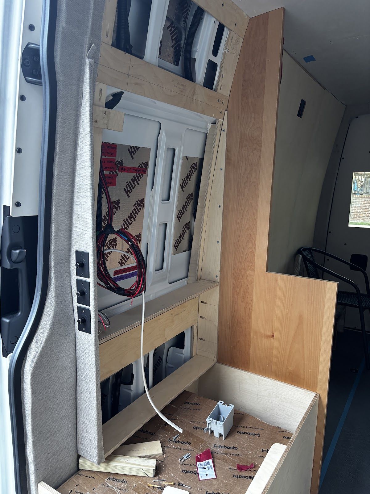 Framing the TV nook